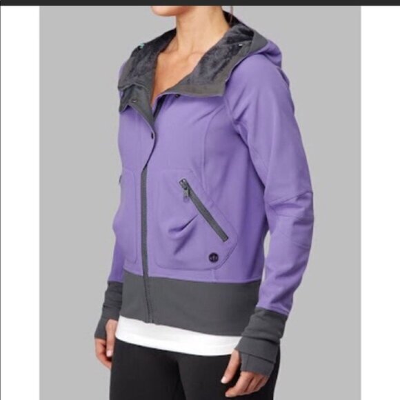lululemon athletica Jackets & Blazers - $250 faux fur lined Lululemon hoodie escapade ski fall winter jacket 4 2 small